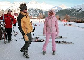 Горнолыжный курорт Санкт-Моритц. Станция Chantarella 2005m