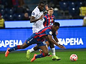 Russian Premier League (RPL). MIR - Russian Football Championship 2023/2024. 25th round. Match between the teams CSKA (Moscow) - Akhmat (Grozny) at the VEB Arena stadium