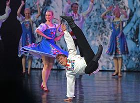 Tour of the Krasnoyarsk State Academic Dance Ensemble of Siberia named after M. S. Godenko on the stage of the State Kremlin Palace - a concert in honor of the 90th anniversary of the formation of the Krasnoyarsk Territory