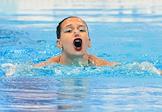 Russian Synchronized Swimming Championships at the Aquatic Sports Palace in Yekaterinburg
