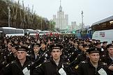 Проезд военной техники перед репетицией Парада Победы в Москве