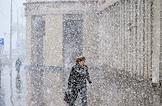 Жанровая съемка. Снегопад в Москве