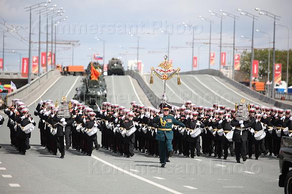 Военный парад на площади Тысячелетия в Казани, посвященный 79-ой годовщине Победы в Великой Отечественной войне