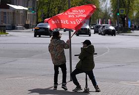 Празднование 79-ой годовщины Победы в Великой Отечественной войне в Пскове