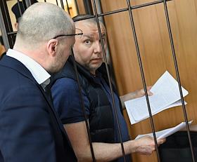 Судебное заседание по делу бывшего заместителя начальника управления «К» службы экономической безопасности (СЭБ) ФСБ Дмитрия Фролова, обвиняемого в мошенничестве, в Московском гарнизонном военном суде