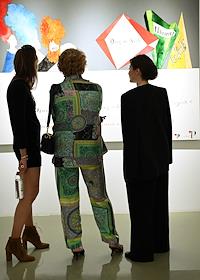 Открытие выставки 'Ужин' Павла Пепперштейна в Художественной галерее 'Vladey'