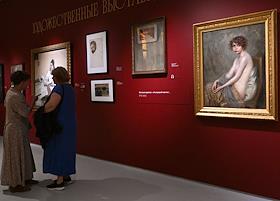 Пресс-показ выставки 'Журнал красивой жизни' о первом отечественном глянцевом журнале 'Столица и усадьба' и спецпроекта о dolce vita наших дней в творчестве современных художников в Музее русского импрессионизма