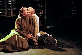 Спектакль 'Платонов. III акт' по пьесе А.П.Чехова 'Платонов' ('Безотцовщина' или 'Пьеса без названия') в Репетиционном зале в РАМТе. Режиссер Александр Доронин