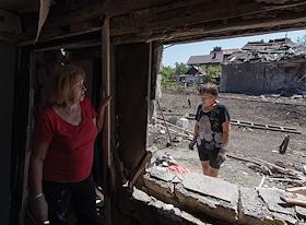 Последствия обстрела Ясиноватой, ДНР