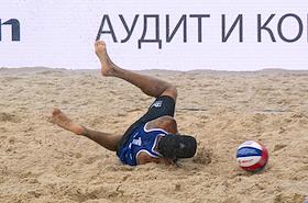 Кубок России по пляжному волейболу на Дворцовой площади