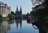 Views of Strasbourg before the start of the meetings of the 10th convocation of the European Parliament
