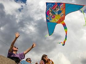 Фестиваль воздушных змеев 'Легко Фест' в Парке 300-летия Санкт-Петербурга
