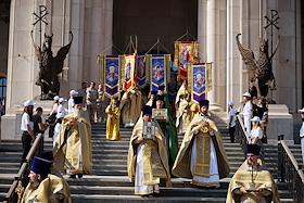 День Крещения Руси и день памяти святого равноапостольного князя Владимира. Церковное освящение музейно-храмового комплекса 'Новый Херсонес'