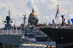 Day of the Naval Float (Navy). Festive events in St. Petersburg