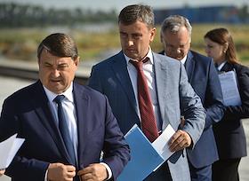 Открытие второй очереди крупнейшего за Уралом транспортно-логистического центра (ТЛЦ) 'Сибирский' для обработки контейнерных поездов под Новосибирском