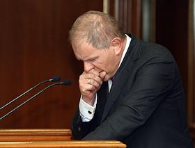 Заседание Совета в Совете Федерации при председателе Совета Федерации по вопросам агропромышленного и рыбохозяйственного комплекса России. Участники: С.Миронов, А.Крайний