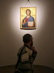 Открытие выставки 'В поисках невидимого царства' в театре 'Школа драматического искусства'