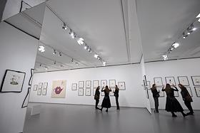 Выставка художника Павла Пепперштейна 'Алиса в Стране чудес и в Зазеркалье' в Мультимедиа Арт Музее (МАММ)