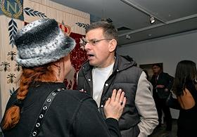 Выставка художников Сергея Сонина и Елены Самородовой 'Утопия и Ухрония' в  Московском музее современного искусства (MMOMA)