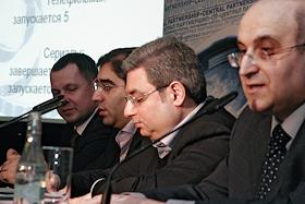 Пресс-конференция в отеле 'Ритц-Карлтон' подведение итогов года компании 'Централ Партнершип'