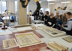 Восстановление афиш Филармонии блокадного периода в Международном центре реставрации в Рождествено