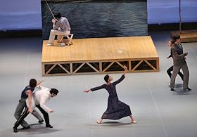 Балет 'Чайка' в постановке Джона Ноймайера в Музыкальном театре им. К.С.Станиславского и Вл.И. Немировича-Данченко.
