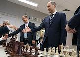 Opening ceremony of a chess class at the Governor's Lyceum with the participatione of Acting governor Denis Pasler in Yekaterinburg