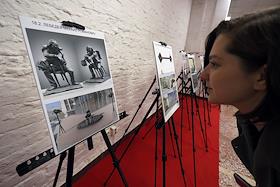 Exhibition of sketches of the monument to film director Alexei Balabanov at the Sverdlovsk Film Studio