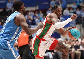 Единая лига ВТБ по баскетболу. Матч между командами 'Зенит' (Санкт-Петербург) - 'Локомотив Кубань' (Краснодар) на стадионе 'Арена'