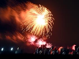 Праздничный салют в честь 80-й годовщины Победы в Великой Отечественной войне