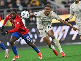 Мир Российская Премьер-Лига (РПЛ) 2024/2025. 28-й тур. Матч между командами ЦСКА (Москва) - 'Краснодар' (Краснодар) на стадионе 'ВЭБ Арена'