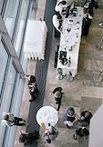 Genre photographs. Spectators during intermission at the Mariinsky Theater