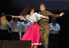 Theatrical and musical production 'Their feat in our hearts' on the stage of the Akimov St. Petersburg Comedy Theater