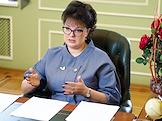 Rector of the St. Petersburg State University of Aerospace Instrumentation (SUAI) Yulia Antokhina during an interview