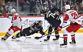 Фонбет - Континентальная хоккейная лига (КХЛ). Чемпионат сезона 2024/25. Финал. Игра третья. Матч между командами 'Трактор' (Челябинск) - 'Локомотив' (Ярославль) на стадионе 'Арена-Трактор имени Валерия Белоусова'