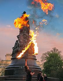 Фаер-шоу в Санкт-Петербурге