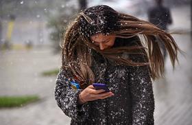 Жанровые фотографии. Майский снегопад в Новосибирске