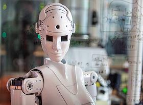 Робот в лаборатории искусственного интеллекта Университета Телекоммуникаций имени профессора М.А. Бонч-Бруевича