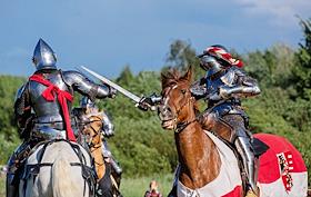 Фестиваль реконструкции 'Кубок Александра Невского 2025' в Муринском парке в Санкт-Петербурге