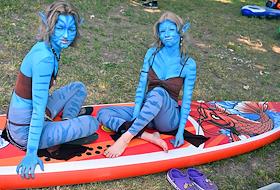 Костюмированная сап-регата в Серебряном бору