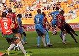 Winline Russian Women's Football Super Cup 2025. Final. Match between 'Lokomotiv' (Moscow) and 'Zenit' (Saint Petersburg) at the Yekaterinburg Arena stadium