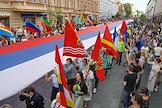 Russia Day celebrations on Bolshaya Pokrovskaya Street