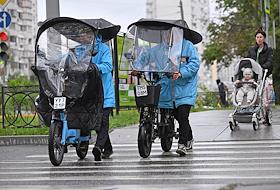 Профилактический рейд для самокатчиков и велосипедистов в Москве