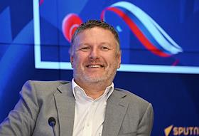 Пресс-конференция, посвященная 150-летию российского тенниса, в рамках которой состоится торжественная церемония гашения тематической почтовой марки, в МИА 'Россия сегодня'