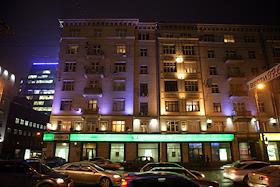 Ночная подсветка жилых домов