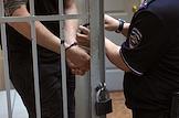 Court hearing of the case of the organizer of the gang from Kamensk-Uralsky Alexander Lachugin, accused of organizing murders, in the Leninsky District Court in Yekaterinburg