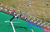 The first and second stages of the Russian Cup in ski jumping on artificial surfaces were held on the K-65 ski jump