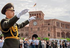 The parade dedicated to the Constitution Day of Armenia in Yerevan