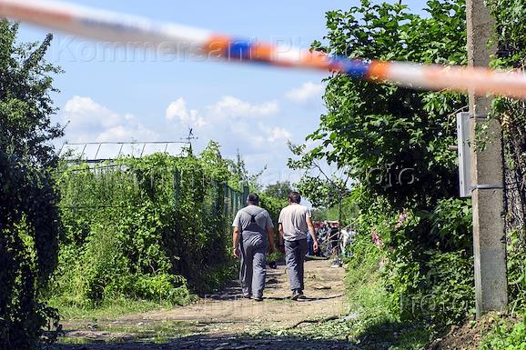 A training drone crashed in the Dubki gardening partnership