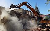 Demolition of emergency housing in Volgograd